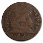 1787 Fugio Cent 4 Cinquefoils Good