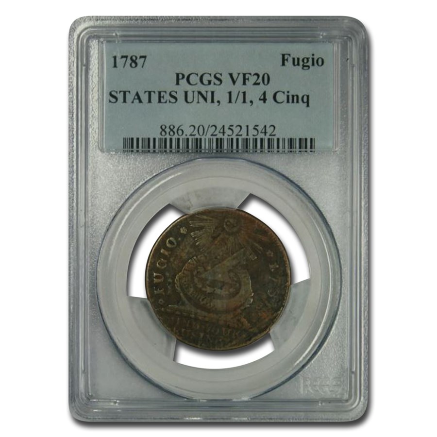 Buy 1787 Fugio Cent VF-20 PCGS States United | APMEX