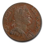 1787 Machin's MIlls Half Penny MS-62 PCGS (Brown, Vlack 17-87A)