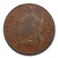 1787 Machin's MIlls Half Penny MS-62 PCGS (Brown, Vlack 17-87A)