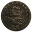 1787 New Jersey Copper Cent Fine+