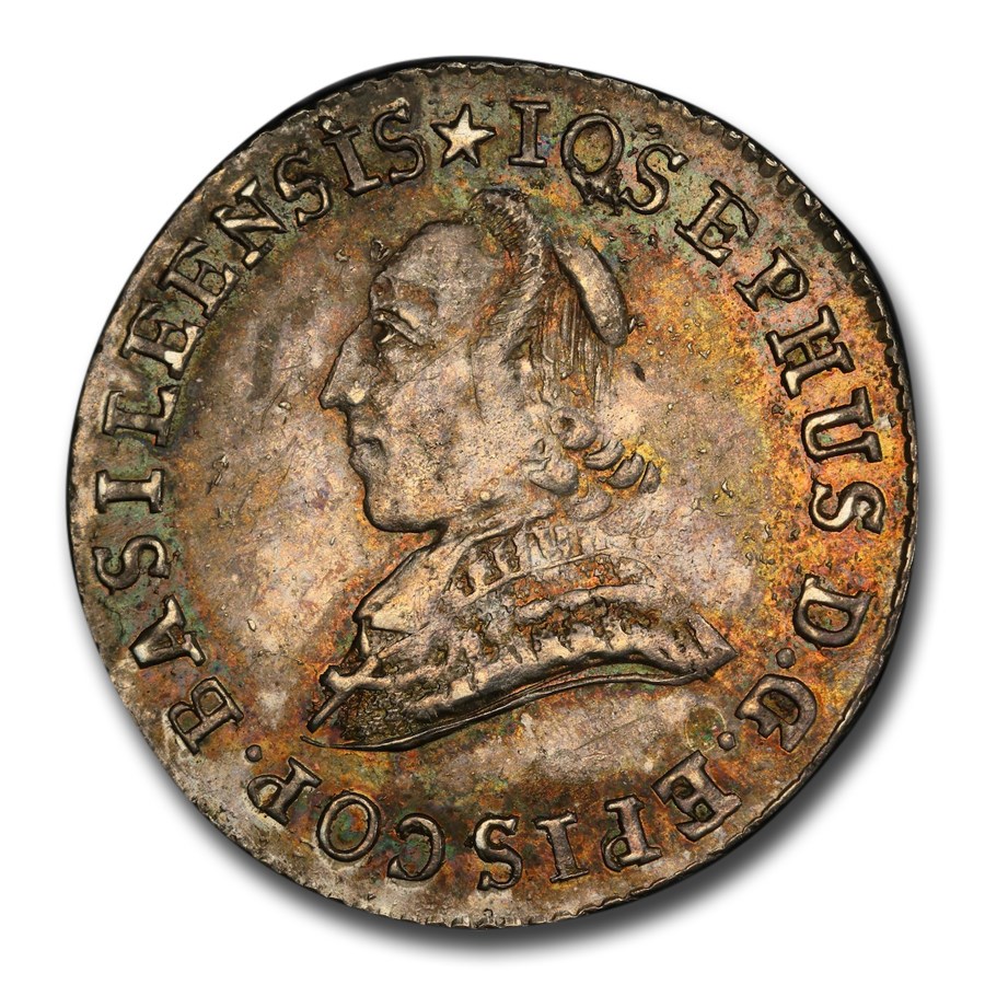 1788 Switzerland Silver 12 Kreuzer MS-64 PCGS