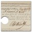1789-92 Comptroller's Check 10 Pounds AU-55 PMG Canceled