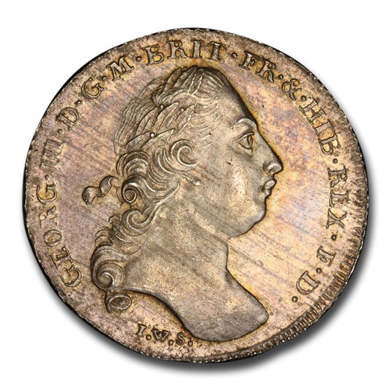 1789 Germany Silver 1/3 Thaler George III MS-63 PCGS (Bruns-C-H) 1789 Germany Silver 1/3 Thaler George III MS-63 PCGS (Bruns-C-H)
