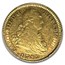 1789-M MF Spain Gold 2 Escudos AU-53 PCGS