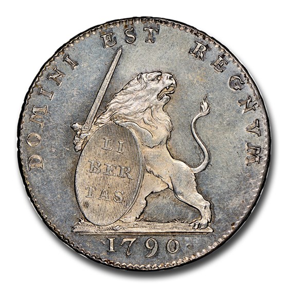 1790 Austrian Netherlands 3 Florins MS-63 NGC 1790 Austrian Netherlands 3 Florins MS-63 NGC