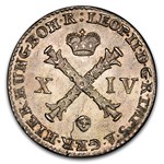 1790 Austrian Netherlands Silver 14 Liards MS-65 PCGS