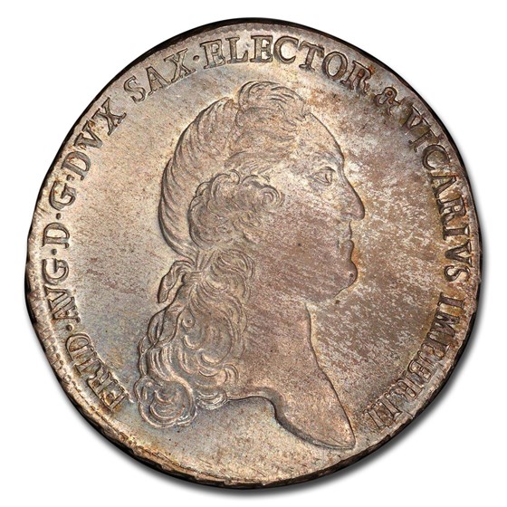1790 German States Saxony-Albertine Silver Thaler MS-65 PCGS 1790 German States Saxony-Albertine Silver Thaler MS-65 PCGS