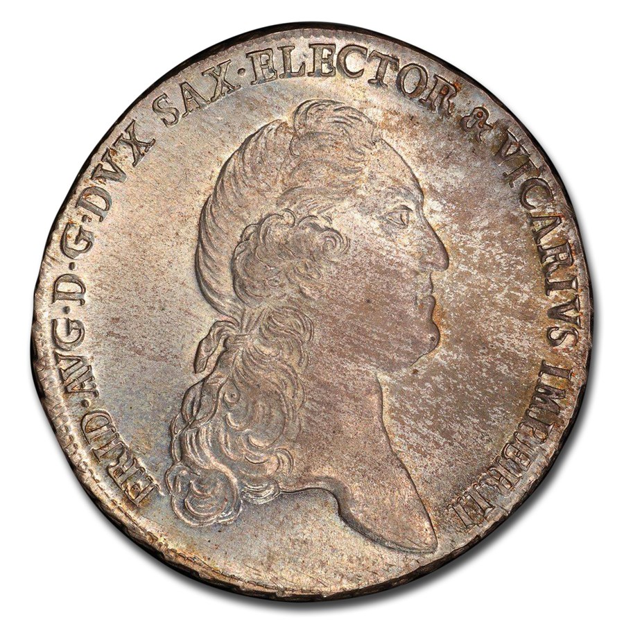 1790 German States Saxony-Albertine Silver Thaler MS-65 PCGS