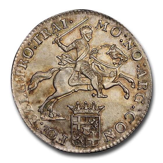 1790 Netherlands Silver 1/2 Ducaton AU-58 PCGS 1790 Netherlands Silver 1/2 Ducaton AU-58 PCGS
