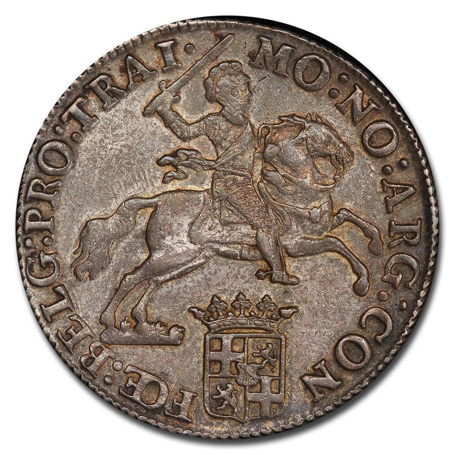 1790 Netherlands Silver Ducaton AU-58 PCGS