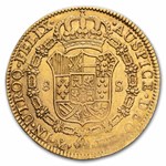 1791-1808 Mexico Charles IV Gold 8 Escudos Cleaned (Random)