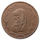 1791 Great Britain Bronzed Half Penny Token Proof