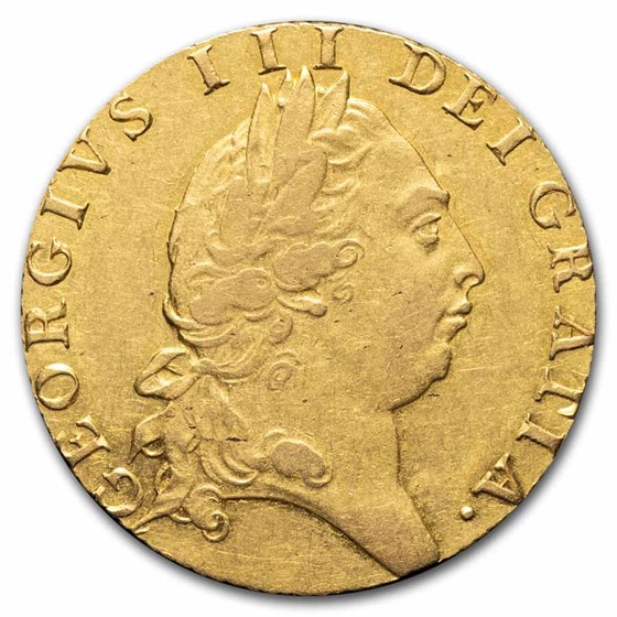 1791 Great Britain Gold Guinea George III Fine 1791 Great Britain Gold Guinea George III Fine