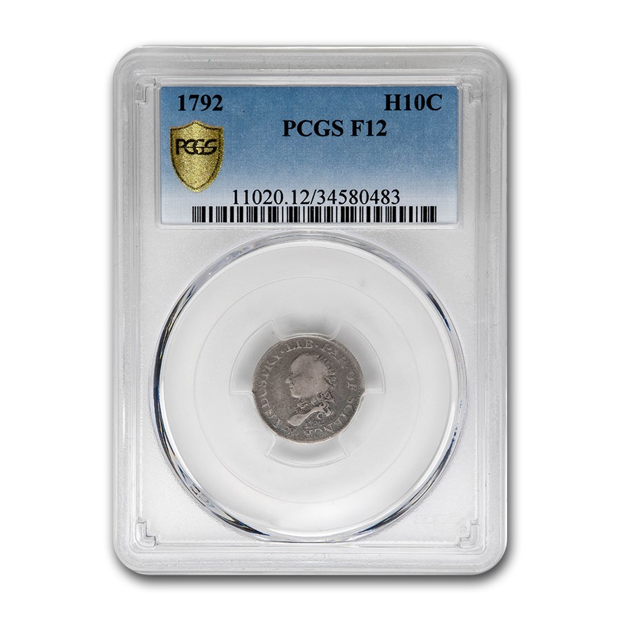 buy 1792 flowing hair half disme fine 12 pcgs apmex buy 1792 flowing hair half disme fine 12 pcgs apmex