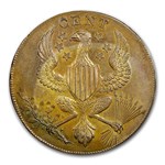 1792 Washington Roman Head Cent PF-65 NGC CAC (Red/Brown)
