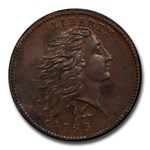 1793 Flowing Hair Large Cent MS-62 PCGS (Brown, Lettered Edge)
