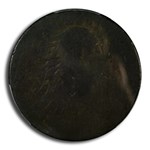 1793 Flowing Hair Large Cent Poor-1 CAC (Wreath, Lettered Edge)