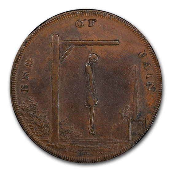 1793 Middlesex 1/2 Penny Conder Token AU-53 PCGS (BN) 1793 Middlesex 1/2 Penny Conder Token AU-53 PCGS (BN)
