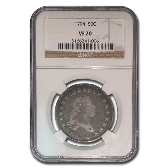 1794 Flowing Hair Half Dollar VF-20 NGC 1794 Flowing Hair Half Dollar VF-20 NGC