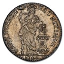 1794 Netherlands Silver Gulden MS-64 NGC