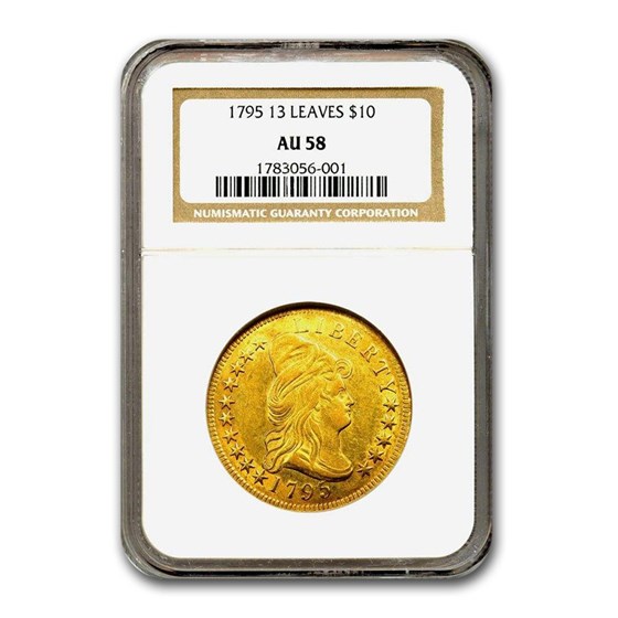 1795 $10 Turban Head Gold Eagle AU-58 NGC 1795 $10 Turban Head Gold Eagle AU-58 NGC