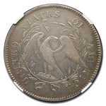 1795 Draped Bust Dollar XF-40 NGC (Flowing 2 Leaves, BB-21, B-1)