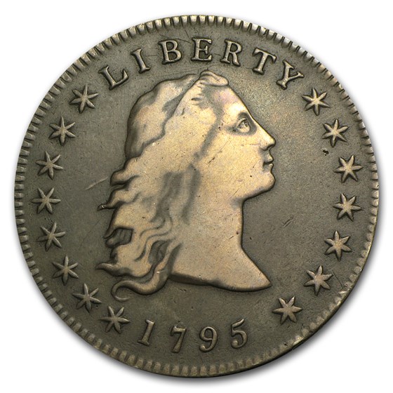 1795 Flowing Hair Dollar VF (3 Leaves) 1795 Flowing Hair Dollar VF (3 Leaves)