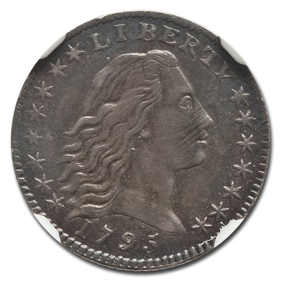 Buy 1795 Flowing Hair Half Dime AU-58 NGC | APMEX