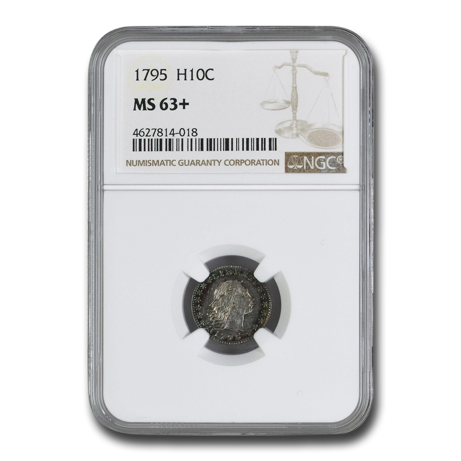 1795 flowing hair half dime
