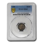 1795 Flowing Hair Half Dime MS-65 PCGS