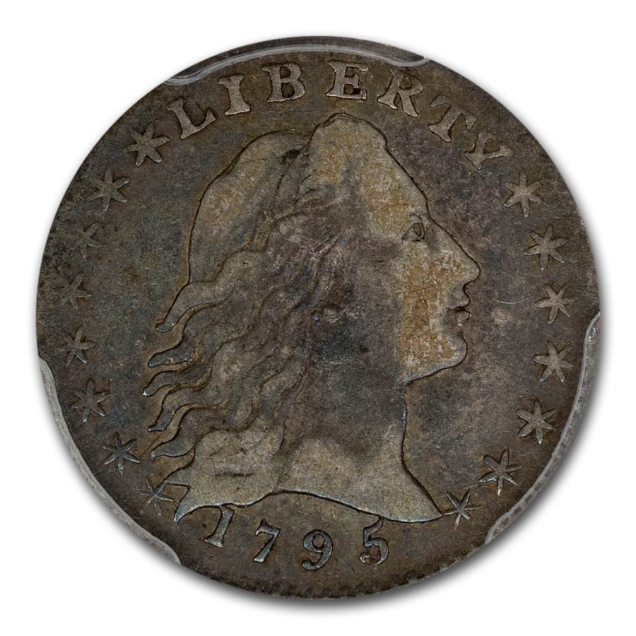 1795 flowing hair half dime