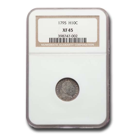 Buy 1795 Flowing Hair Half Dime XF-45 NGC | APMEX