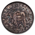 1795 Flowing Hair Half Dime XF Details ANACS (Bent, Old Holder)
