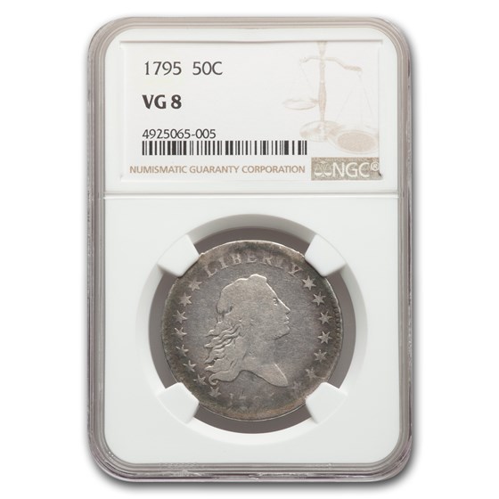 1795 Flowing Hair Half Dollar VG-8 NGC 1795 Flowing Hair Half Dollar VG-8 NGC
