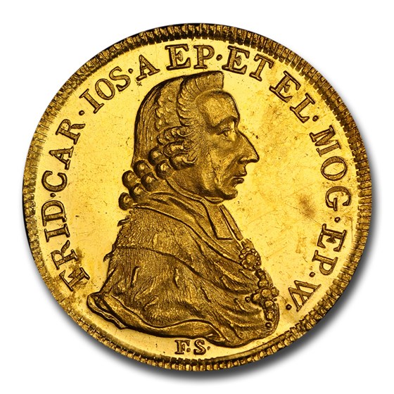 1795 Germany Gold Ducat Josef MS-62 PCGS (PL, Mainz) 1795 Germany Gold Ducat Josef MS-62 PCGS (PL, Mainz)