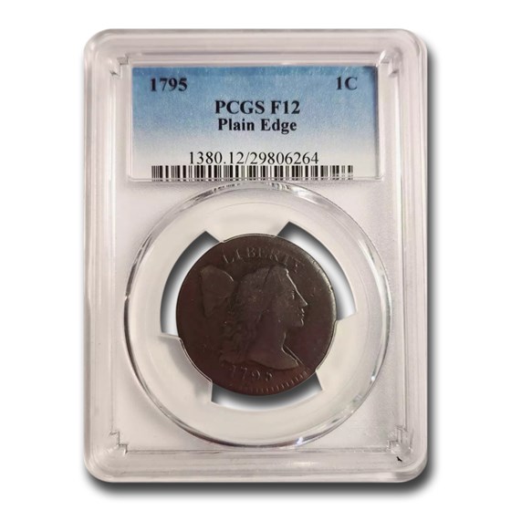 1795 Large Cent Fine-12 PCGS (Plain Edge) 1795 Large Cent Fine-12 PCGS (Plain Edge)