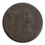 1795 Large Cent Jefferson Head Fine-12 PCGS (S-80 Plain Edge)