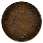 1795 Liberty Cap Half Cent AU-58 PCGS (C-2a LE Punctuated Date)