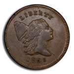 1795 Liberty Cap Half Cent MS-61 PCGS (BN, C-2a LE, Punc Date)