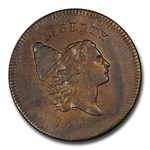 1795 Liberty Cap Half Cent MS-63 PCGS CAC (BN Plain Edge No Pole)