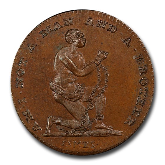 1795 Middlesex Farthing Token Political & Social MS-65 PCGS (BN) 1795 Middlesex Farthing Token Political & Social MS-65 PCGS (BN)