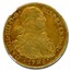 1795-P Colombia Gold 8 Escudo Charles IV XF-45 NGC