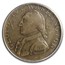 1795 Washington Token Halfpenny AU-53 PCGS (N. Wales, Plain Edge)