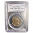1795 Washington Token Halfpenny AU-53 PCGS (N. Wales, Plain Edge)