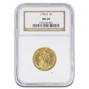 1796/5 $5 Turban Head Gold Half Eagle MS-64 NGC