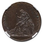 1796 Copper Myddelton Token PF-63 NGC (Brown)