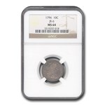 1796 Draped Bust Dime MS-64 NGC (JR-6)