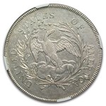 1796 Draped Bust Dollar AU-55 NGC (Lg Date Sm Letters B-5 BB-65)