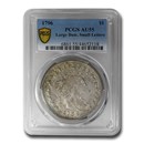 1796 Draped Bust Dollar AU-55 PCGS (Lg Date, Sm. Letters) 1796 Draped Bust Dollar AU-55 PCGS (Lg Date, Sm. Letters)